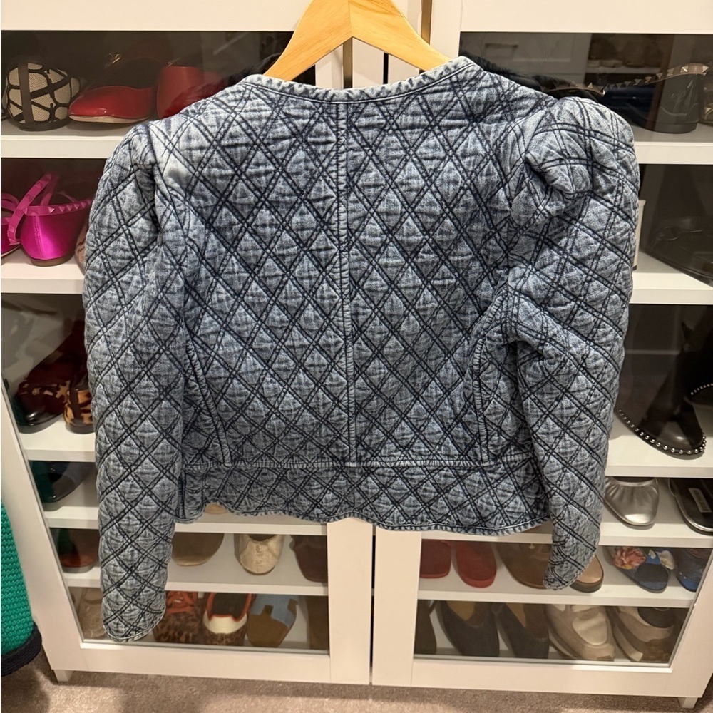 Isabel Marant Denim Quilted Jean Jacket - Picture 6 of 10